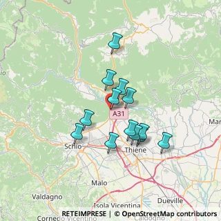 Mappa Via Liberta', 36013 VICENZA VI, Italia (5.54)