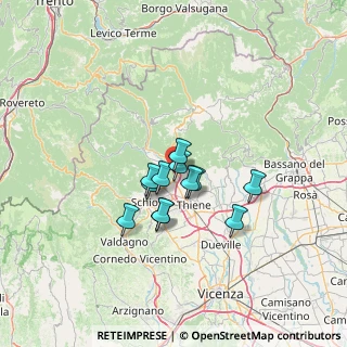 Mappa Piazza Papiria, 36013 Piovene Rocchette VI, Italia (8.95)