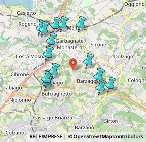 Mappa Via Como, 23890 Barzago LC, Italia (1.82714)