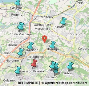 Mappa Via Como, 23890 Barzago LC, Italia (2.63313)