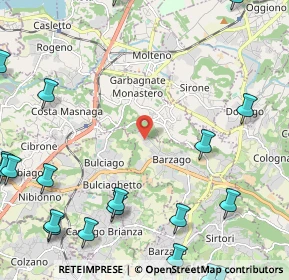 Mappa Via Como, 23890 Barzago LC, Italia (3.404)