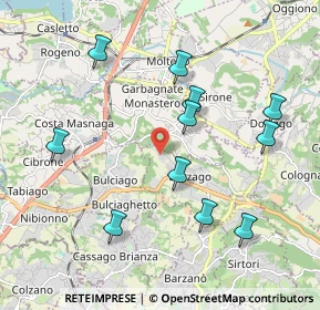 Mappa Via Como, 23890 Barzago LC, Italia (2.03364)