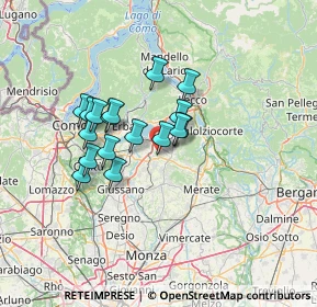Mappa Via Como, 23890 Barzago LC, Italia (10.45176)