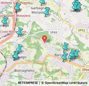 Mappa Via Como, 23890 Barzago LC, Italia (1.573)