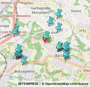 Mappa Via Como, 23890 Barzago LC, Italia (1.049)