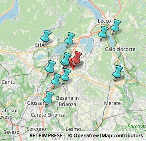Mappa Via Como, 23890 Barzago LC, Italia (5.78)