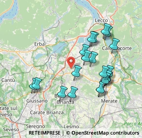 Mappa Via Como, 23890 Barzago LC, Italia (7.2435)