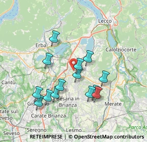 Mappa Via Como, 23890 Barzago LC, Italia (6.68)