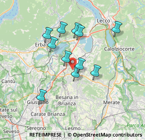 Mappa Via Como, 23890 Barzago LC, Italia (6.09636)