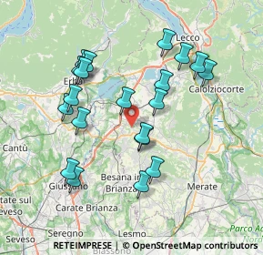 Mappa Via Como, 23890 Barzago LC, Italia (7.15)