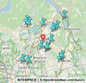 Mappa Via Como, 23890 Barzago LC, Italia (6.80929)