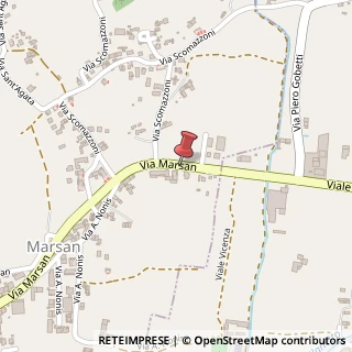 Mappa Via Marsan, 54, 36063 Marostica, Vicenza (Veneto)