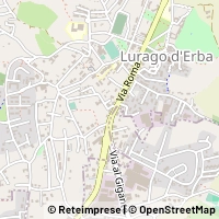 Mapa Lurago d'Erba