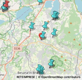 Mappa Via Pirotta, 23890 Barzago LC, Italia (5.915)