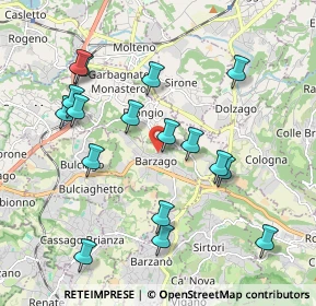 Mappa Via Pirotta, 23890 Barzago LC, Italia (2.02706)