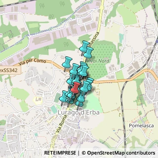 Mappa Piazza S. Rocco, 22040 Lurago D'erba CO, Italia (0.21429)