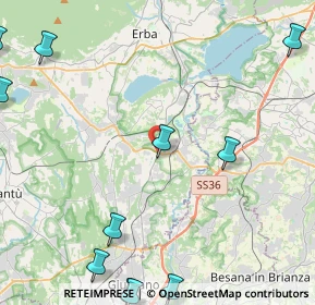 Mappa Piazza S. Rocco, 22040 Lurago D'erba CO, Italia (6.73667)