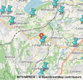 Mappa Piazza S. Rocco, 22040 Lurago D'erba CO, Italia (3.18417)