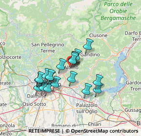 Mappa 24024 Albino BG, Italia (11.09737)