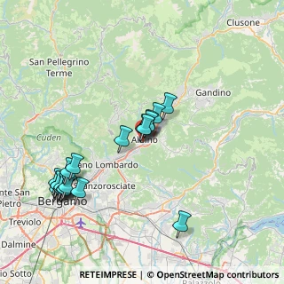 Mappa Via G. Marconi, 24024 Albino BG, Italia (8.271)