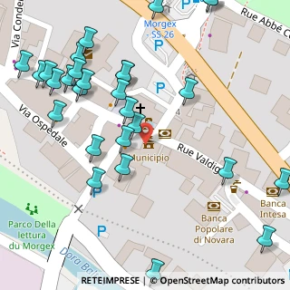 Mappa Piazza dell'Assunzione, 11017 Morgex AO, Italia (0.08214)