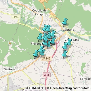 Mappa Via Trento, 36013 Piovene Rocchette VI, Italia (1.05737)