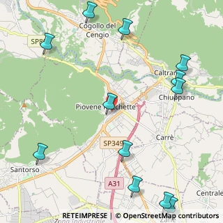 Mappa Via Trento, 36013 Piovene Rocchette VI, Italia (2.9675)