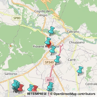 Mappa Via Trento, 36013 Piovene Rocchette VI, Italia (3.58375)