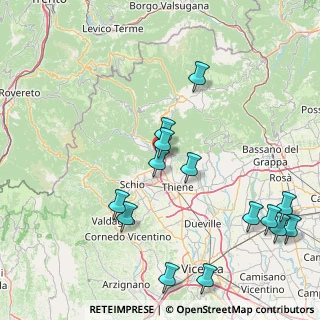 Mappa Via Trento, 36013 Piovene Rocchette VI, Italia (19.11071)
