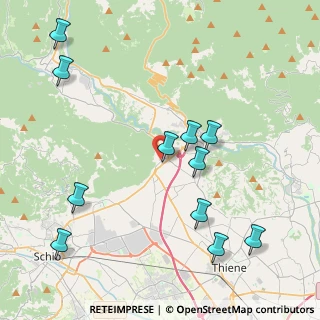 Mappa Via Trento, 36013 Piovene Rocchette VI, Italia (4.68909)