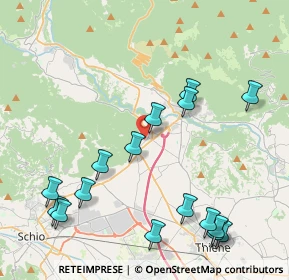 Mappa Via Trento, 36013 Piovene Rocchette VI, Italia (4.90063)