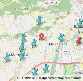 Mappa Via Giuseppe Vivian, 36063 Marostica VI, Italia (2.58273)
