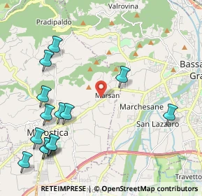Mappa Via Giuseppe Vivian, 36063 Marostica VI, Italia (2.62143)