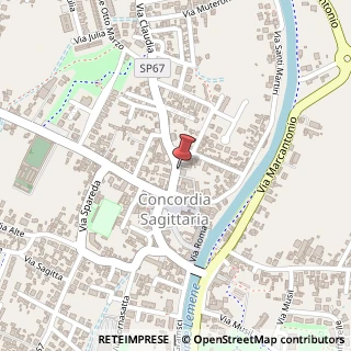 Mappa Via Claudia, 26, 30023 Concordia Sagittaria, Venezia (Veneto)