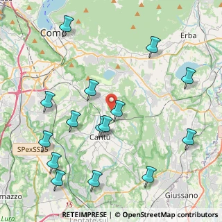 Mappa Via Monte Rosa, 22063 Cantù CO, Italia (4.90933)