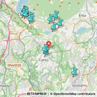 Mappa Via Monte Rosa, 22063 Cantù CO, Italia (5.31867)