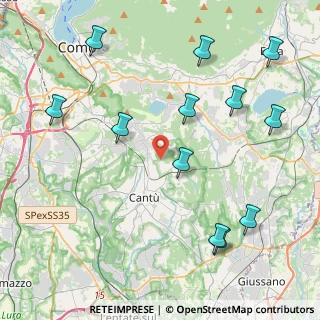 Mappa Via Monte Rosa, 22063 Cantù CO, Italia (4.97583)
