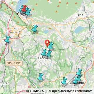 Mappa Via Monte Rosa, 22063 Cantù CO, Italia (6.02929)