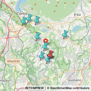 Mappa Via Monte Rosa, 22063 Cantù CO, Italia (3.32182)