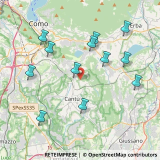 Mappa Via Monte Rosa, 22063 Cantù CO, Italia (4.42917)