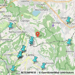 Mappa Via Monte Rosa, 22063 Cantù CO, Italia (3.03692)