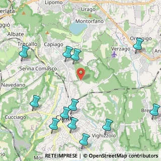 Mappa Via Monte Rosa, 22063 Cantù CO, Italia (2.77583)