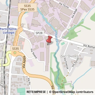 Mappa Via Tevere, 21/B, 22073 Fino Mornasco, Como (Lombardia)