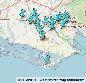 Mappa Via Arturo Malignani, 33051 Aquileia UD, Italia (6.92556)