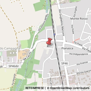 Mappa Via Raffaello Sanzio, 6, 21040 Venegono Superiore, Varese (Lombardia)