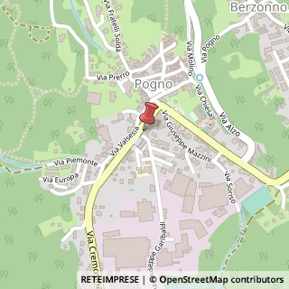 Mappa Via Cremosina, 7, 28076 Pogno, Novara (Piemonte)