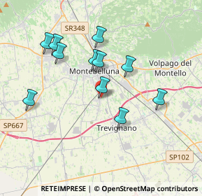 Mappa Via Torresan, 31044 Montebelluna TV, Italia (3.44455)