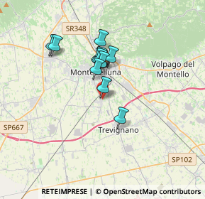 Mappa Via Torresan, 31044 Montebelluna TV, Italia (2.5975)