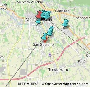 Mappa Via Torresan, 31044 Montebelluna TV, Italia (1.7585)