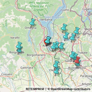 Mappa Via Novara, 28041 Arona NO, Italia (15.79)